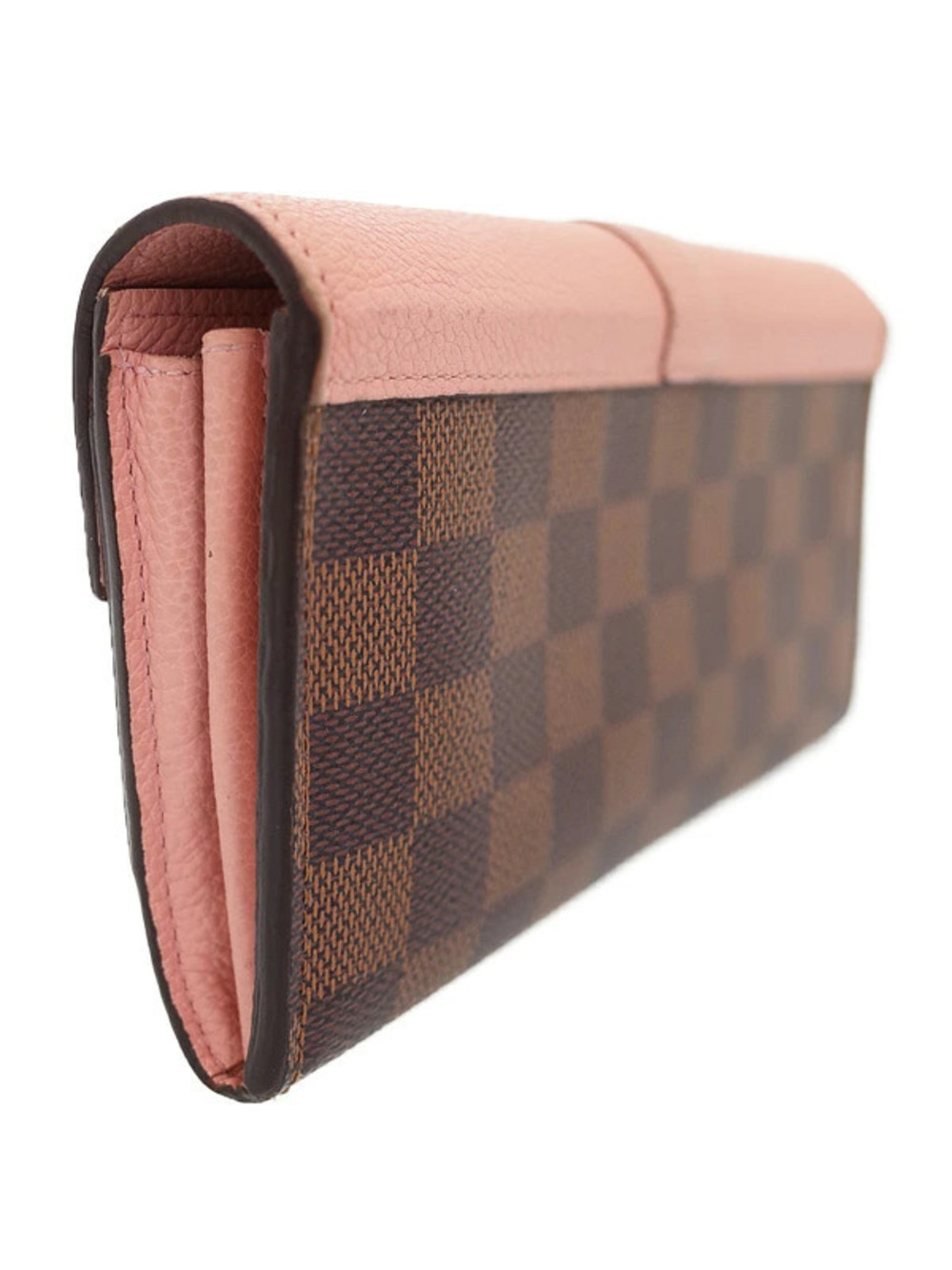 Louis Vuitton Clapton fold Bi Portefeuille Wallet Long Damier Brown